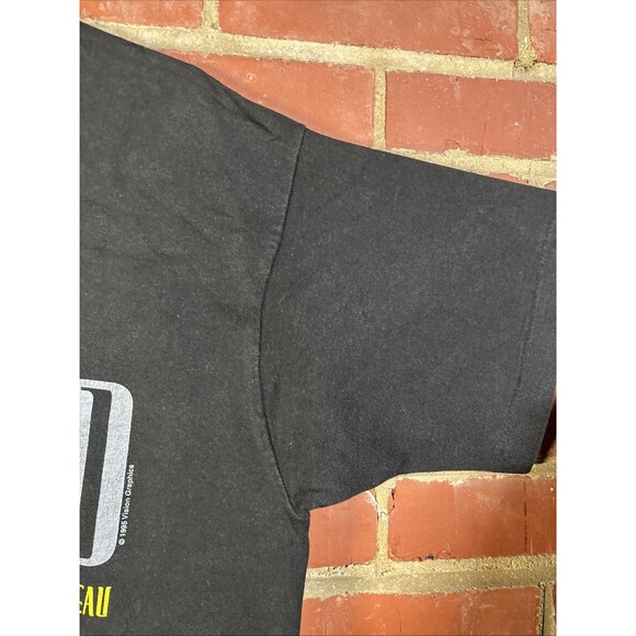 Vintage 90s 1995 Maynard Ferguson Shirt Big Bop Nouveau Black USA Made Sz Large - Picture 4 of 7